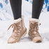 PREMIUM DAMEN SCHNEESTIEFEL – GEFÜTTERTE WINTERSTIEFELETTEN MIT SCHNÜRUNG UND RUTSCHFESTEN SOHLEN